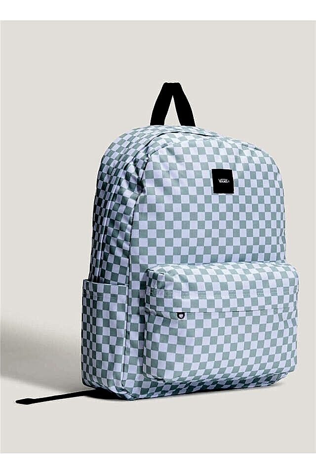 VN000H4XEMW1-Old Skool Check Backpa Yeşil Unisex Sırt Çantası