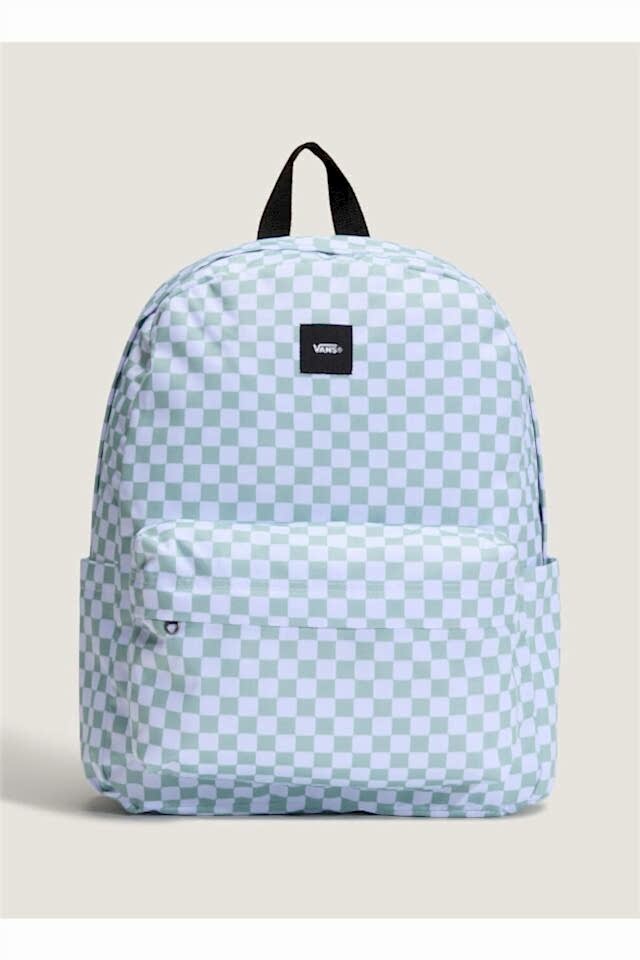 VN000H4XEMW1-Old Skool Check Backpa Yeşil Unisex Sırt Çantası