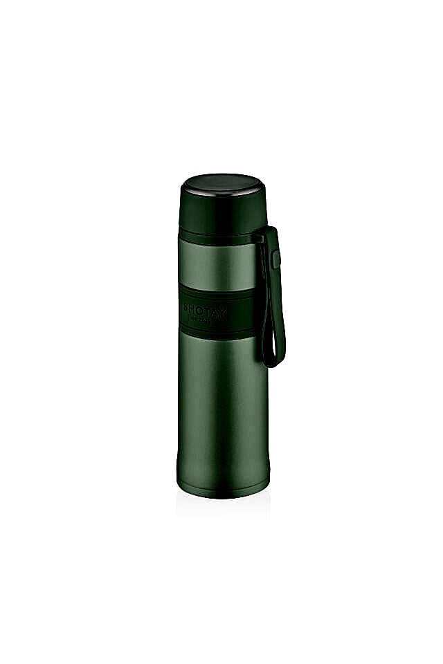 DIAMOND Çift Kat Paslanmaz Çelik Yeşil Termos 420Ml