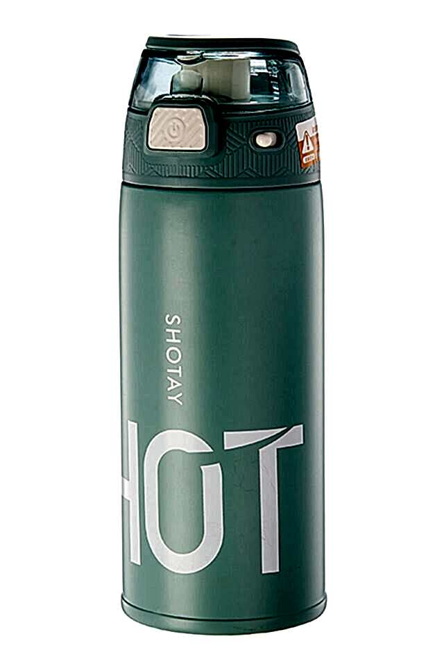 Şeffaf Kapak Termos Unisex Matara 530 Ml. SHT-ST-8137-4
