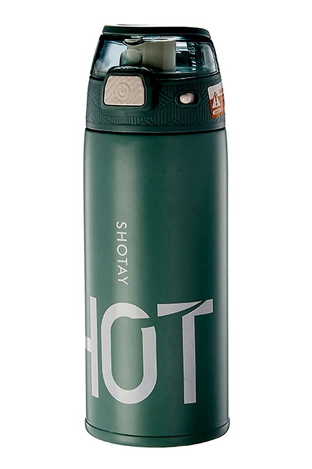 Şeffaf Kapak Termos Unisex Matara 530 Ml. SHT-ST-8137-4