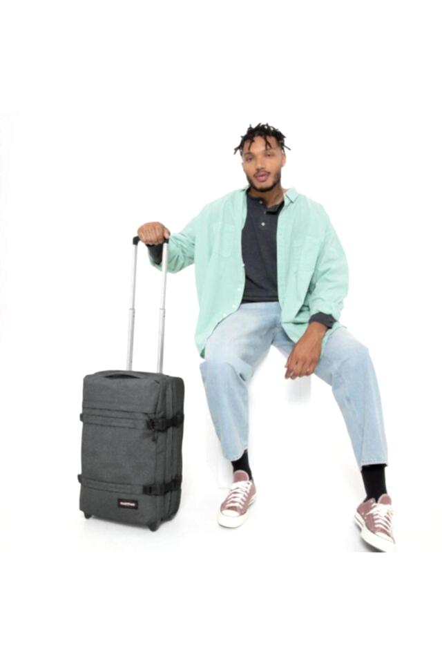 Transit'r S Black Denim Valiz